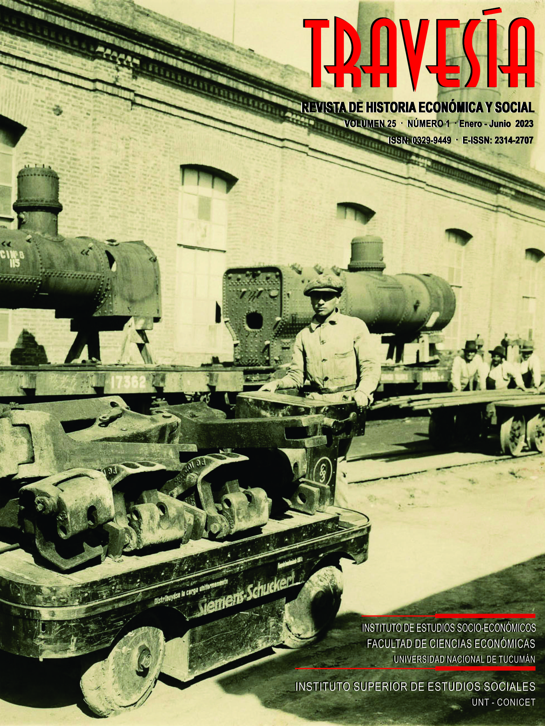 					Ver Vol. 25 Núm. 1 (2023): Travesía. Revista de historia económica y social
				